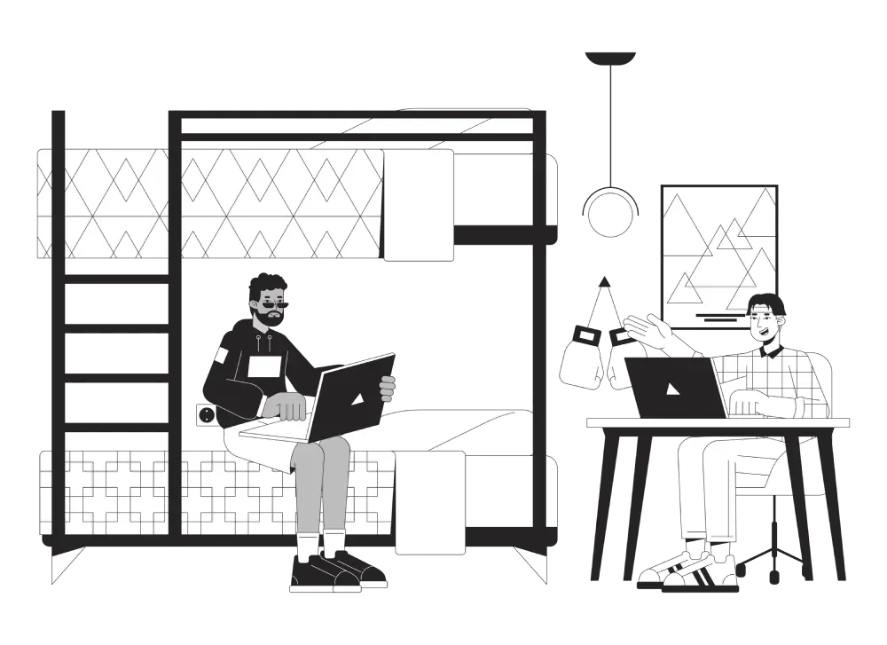 Modern coworking space